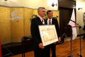  Ryszard Górecki odebrał Order Wschodzącego Słońca