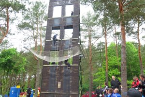  Najlepsi strażacy z Warmii i Mazur rywalizują w Olsztynie