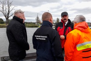 Poziom jeziora Druzno nieznacznie przekracza poziom ostrzegawczy