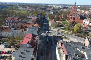 W nocy zostanie przywrócony całkowity ruch na ulicy Pieniężnego w Olsztynie