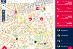 Coraz więcej mieszkańców Warmii i Mazur korzysta z Mapy Zagrożeń Bezpieczeństwa