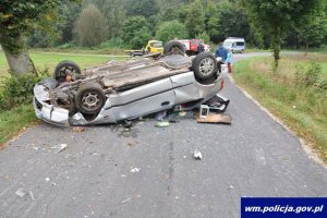Spowodował wypadek, po czym udawał pasażera