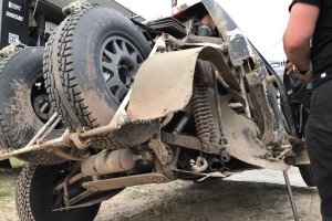 Dakar 2018: 15 km bez koła! Relacja S.Rozwadowskiego z Argentyny