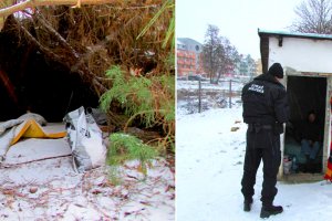 Kolejni nietrzeźwi mieszkańcy Warmii i Mazur uratowani przed zamarznięciem