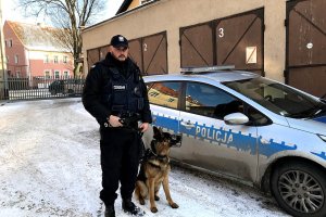 Tasman rozpoczął służbę w komisariacie  w Morągu