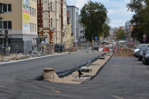 Zmiany na jednej z przebudowywanych ulic w Olsztynie. Od piątku skręcimy z ul. 1 Maja w ul. Partyzantów