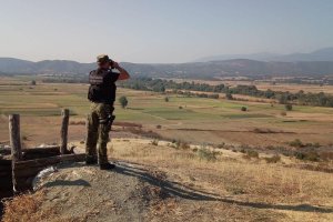 Funkcjonariusze Straży Granicznej na misji w Macedonii