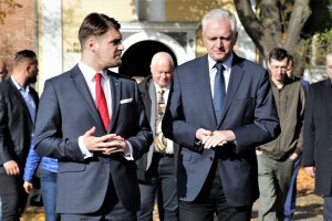 Wicepremier Jarosław Gowin osobiście wsparł kandydata Zjednoczonej Prawicy na prezydenta Olsztyna