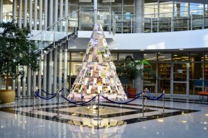 Choinki to ich specjalność. Zobacz najnowsze dzieło bibliotekarzy Uniwersytetu Warmńsko-Mazurskiego