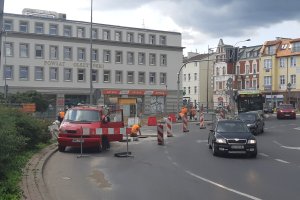 Ogromne korki w okolicach ronda Bema. Utrudnienia potrwają do przyszłego tygodnia