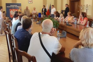 Polacy z Białorusi zacieśniają więzi z ojczyzną. Grupa odwiedziła dziś Olsztyn