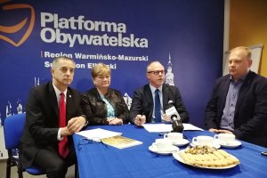 W Elblągu kandydaci Koalicji Obywatelskiej przedstawili program dla Warmii, Mazur i Powiśla