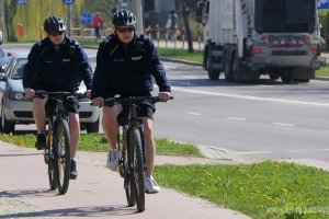 Patrole rowerowe wróciły na ulice Elbląga. Można je spotkać na Starym Mieście i w Bażantarni