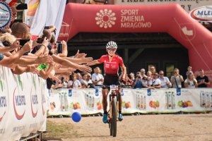 Maja Włoszczowska najlepsza na mistrzostwach Polski w kolarstwie górskim w Mrągowie