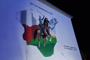 W Pieniężnie odsłonięto mural poświęcony 100. rocznicy Bitwy Warszawskiej