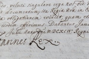 Zakonserwowano listy z Archidiecezji Warmińskiej. Jest tam korespondencja polskich królów