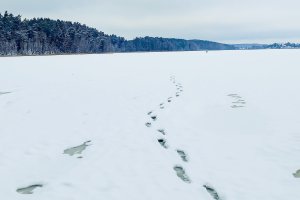 IMGW przypomina: w czasie odwilży nie wchodźmy na lód!