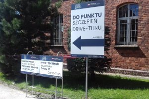 Punkt szczepień drive-thru od dziś funkcjonuje w Giżycku