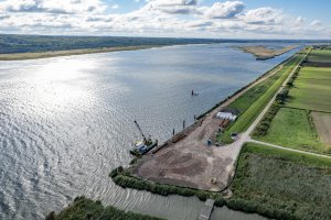 Są opóźnienia w budowie toru wodnego do portu w Elblągu