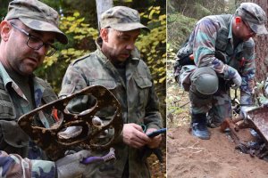 Szczątki legendarnego niemieckiego bombowca odnalezione na Warmii. „Takie znalezisko to prawdziwy rarytas”