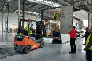 Wolontariusze z Włoch przywieźli dary dla uchodźców z Ukrainy