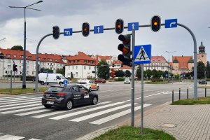 Służbom udało się naprawić sygnalizację na elbląskim skrzyżowaniu