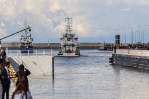 Kanał Żeglugowy przez Mierzeję Wiślaną oficjalnie otwarty. Zobacz zdjęcia z uroczystości