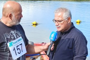 Kajaki na szlaku Wańkowicza. Zawody na jeziorze Roś w Piszu