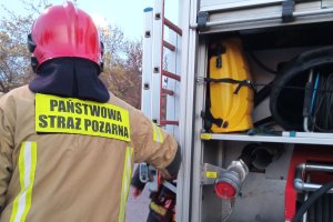 Dwie osoby ucierpiały w pożarze domu koło Dobrego Miasta