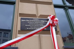 Odsłonięto tablicę upamiętniającą Jana Baczewskiego. 