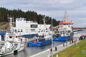 Kanał przez Mierzeję Wiślaną atrakcją dla żeglarzy z Francji, Szwecji czy Norwegii