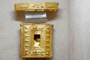 Po raz pierwszy pokazano skarby z jeziora Nidajno na Mazurach