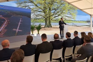 Jedna z największych w Polsce. Prezes Orlenu otworzył farmę fotowoltaiczną w Wielbarku