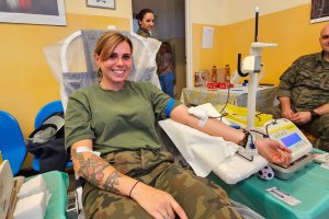 Żołnierze upamiętnili bohaterów Powstania Warszawskiego oddając krew