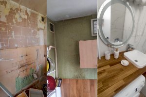 Dzielnicowy o wielkim sercu. Wyremontował mieszkanie rodzinie z Olsztyna