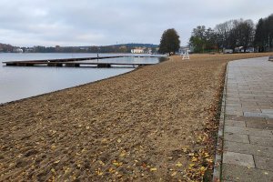 Wyremontowano molo na najchętniej odwiedzanej plaży w Olsztynie