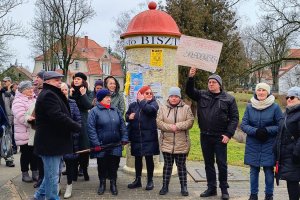 Protestują, bo nie chcą odpadów z polskich spalarni. 