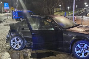 Nocny wypadek w Olsztynie. Jedna osoba nie żyje