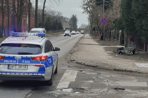 Potrącił rowerzystę i uciekł. 