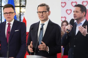 Sondaż prezydencki: Trzaskowski, Morawiecki i Hołownia z największym poparciem