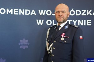 Naczelnik z komendy wojewódzkiej policji uratował życie małemu dziecku