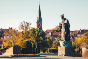 Ełk uczcił wizytę papieża Polaka, który patronuje miastu