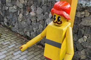 Łęgoludki witają odwiedzających wieś