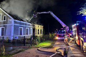 Mężczyzna zginął w pożarze budynku w powiecie elbląskim