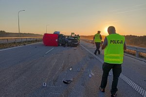 Wypadek niedaleko Ełku. Zginęły dwie osoby