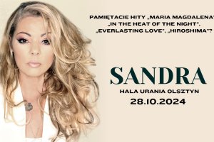 Sandra w Olsztynie. Koncert międzynarodowej gwiazdy lat 80.