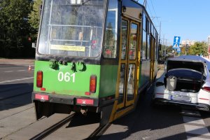 Wypadek w Elblągu. Obaj kierujący 