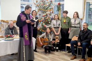 Wigilia dla bezdomnych w nowym budynku olsztyńskiego noclegowni