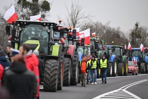 Rolnicy wyjechali na ulice kilku miast regionu. 