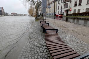 Elbląg po cofce. 